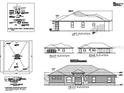 House plans showing front, rear, and side elevations at 2614 Oberon Rd, Englewood, FL 34224