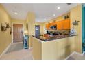 Well-equipped kitchen featuring granite countertops and stainless steel appliances at 8413 Placida Rd # 407, Placida, FL 33946