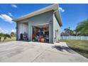 Spacious workshop with ample storage and room for tools and projects at 7168 Lighthouse St, Englewood, FL 34224