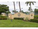 Cape Haze Resort entrance sign with landscaping at 8403 Placida Rd # 303, Placida, FL 33946