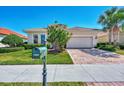 Mailbox located at the end of a brick paved walkway at 12960 N Marsh Dr, Port Charlotte, FL 33953