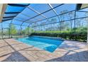 Screened pool and patio area with beautiful preserve views at 26852 Faldo Ln, Englewood, FL 34223