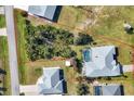 High angle view of a home featuring a large private lot at 9131 Berendo Ave, Englewood, FL 34224