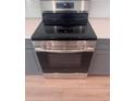 Close-up of a stainless steel Frigidaire oven in a modern kitchen at 2814 Vogler Ln, North Port, FL 34286