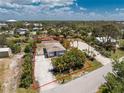 Overhead view of property boundaries amid lush landscape at 7035 York St, Englewood, FL 34224