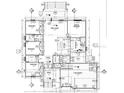 Detailed floorplan showcasing the layout of the home, including bedrooms, bathrooms, and living spaces at 40 Golfview Ct, Rotonda West, FL 33947