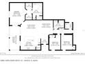 Detailed floor plan showcasing the layout of the home at 10805 Tarflower Dr # 101, Venice, FL 34293