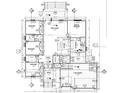 Detailed floor plan showcasing the layout of the home, including bedrooms, bathrooms, and kitchen at 17456 Belie Way, Punta Gorda, FL 33955