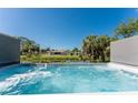 Relaxing hot tub offers serene water views, perfect for unwinding and enjoying the tranquility of the outdoors at 1691 Lakeview Pl, Englewood, FL 34223