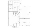 Detailed floor plan showcasing the home's layout, including the pool, garage, and living spaces dimensions at 59 White Marsh Ln, Rotonda West, FL 33947