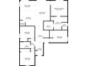 Detailed floorplan of the house showing all rooms and their dimensions at 271 Antis Dr, Rotonda West, FL 33947