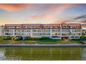 Waterfront condo building exterior at sunset at 103 1St E St # 204, St Petersburg, FL 33715