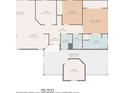 Detailed floor plan showcasing layout of rooms, including living spaces, bedrooms, bathrooms, kitchen, and porch at 8461 Buttonquail Dr, Englewood, FL 34224