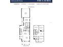 Bungalow Walk floor plan with four bedrooms, two and a half baths, and a two-car garage at 208 Eagleston Ln, Lakewood Ranch, FL 34240