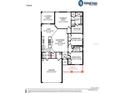 Parsyn floor plan showing bedrooms and open concept living at 2560 58Th E Cir, Palmetto, FL 34221