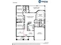 Savannah floor plan, 4 bedroom 2 bath home at 2504 58Th E Cir, Palmetto, FL 34221