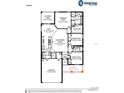 Detailed floor plan showcasing the layout, including the owner's suite, gathering room, and bedrooms at 6925 161St E Ter, Parrish, FL 34219
