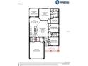 Detailed floor plan showcasing the layout with the owner's suite, gathering room, and garage at 6957 161St E Ter, Parrish, FL 34219