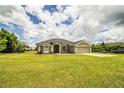 Charming single-story home with a well-manicured lawn and attached two-car garage at 3730 Ralston Rd, Plant City, FL 33566