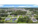 Expansive aerial shot showcasing the neighborhood and community amenities at 4592 Crabapple Ave, North Port, FL 34287