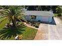 Attractive home with palm trees and a well-manicured lawn at 221 Malvern Dr, Venice, FL 34293