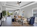 Spacious living area with open concept to kitchen at 12760 Brookgreen St, Venice, FL 34293