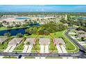 Aerial view of Villa in Sara Bay community at 4195 Fairway Pl, North Port, FL 34287