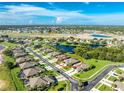 Aerial view of single-Gathering home in Sara Bay at 4195 Fairway Pl, North Port, FL 34287