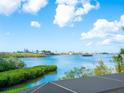 Expansive aerial view showcasing the beautiful waterfront property and natural landscape at 1109 Bayshore Rd, Nokomis, FL 34275