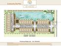 Community site plan showing building layout and amenities at 121 Clifton Way, Venice, FL 34292