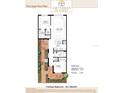 Floor plan of The Largo, showing a 1168 sq ft home at 132 Clifton Way, Venice, FL 34292