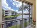 Water view from condo balcony at 900 San Lino Cir # 922, Venice, FL 34292