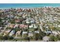 An aerial view of a quiet neighborhood with nearby beaches in walking distance at 510 Harbor S Dr, Venice, FL 34285