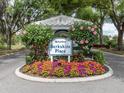 Community entrance sign for Waterford Berkshire Place at 1206 Berkshire Cir, Venice, FL 34292