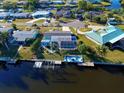 Attractive waterfront home with private dock and pool at 168 Buckeye Nw Ave, Port Charlotte, FL 33952