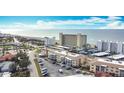 Aerial view of condo complex near the beach, offering ocean views at 200 The Esplanade N # A7, Venice, FL 34285