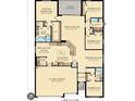 Detailed floor plan showcasing the layout of the home, including bedrooms, bathrooms, and living spaces at 13238 Famiglia Dr, Venice, FL 34293