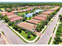 Beautiful homes situated on peaceful, tree-lined street with a pond in the neighborhood at 1088 Bluffwood Dr, Nokomis, FL 34275