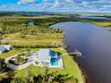Waterfront home with pool, private dock, with beautiful natural views at 9061 Kellogg Ln, Venice, FL 34293