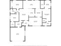 Detailed floor plan showcasing the layout and dimensions of each room in the home at 4255 13Th Ne Ln, St Petersburg, FL 33703