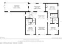 Detailed floor plan showcasing the layout of this 1,625 sq. ft. home with dimensions of each room at 4531 Crystal Rd, Venice, FL 34293