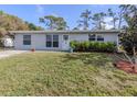 Charming single-story home featuring a well-maintained lawn and a welcoming front entrance at 8132 Coco Solo Ave, North Port, FL 34287