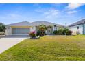 Charming single-Gathering home boasting a well-manicured lawn, screened garage and tasteful landscaping at 5265 Neville Ter, Port Charlotte, FL 33981