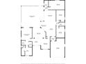 Detailed floor plan showcasing the layout of the home with room dimensions and features at 427 Autumn Chase Dr, Venice, FL 34292