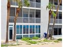 Beachfront condo with large windows and sliders offering beautiful ocean views and access at 333 The Esplanade N # 102, Venice, FL 34285