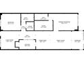Detailed floorplan showcasing the layout of the home, including the living room, kitchen, bedrooms, and bathrooms at 255 The Esplanade N # 106, Venice, FL 34285