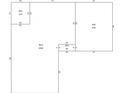 Floor plan diagram showing the layout of the house, including room dimensions and labels at 4250 Shamrock Dr, Venice, FL 34293