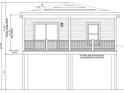 Detailed floor plan of a two-bedroom, one-bathroom home at 2445 Tamworth Ter, Punta Gorda, FL 33983