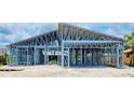 New construction home with steel frame visible at 27367 Chinquapin Dr, Punta Gorda, FL 33955