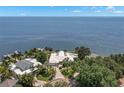 Waterfront home boasting expansive bay views and lush landscaping at 200 Colony Point S Rd, St Petersburg, FL 33705